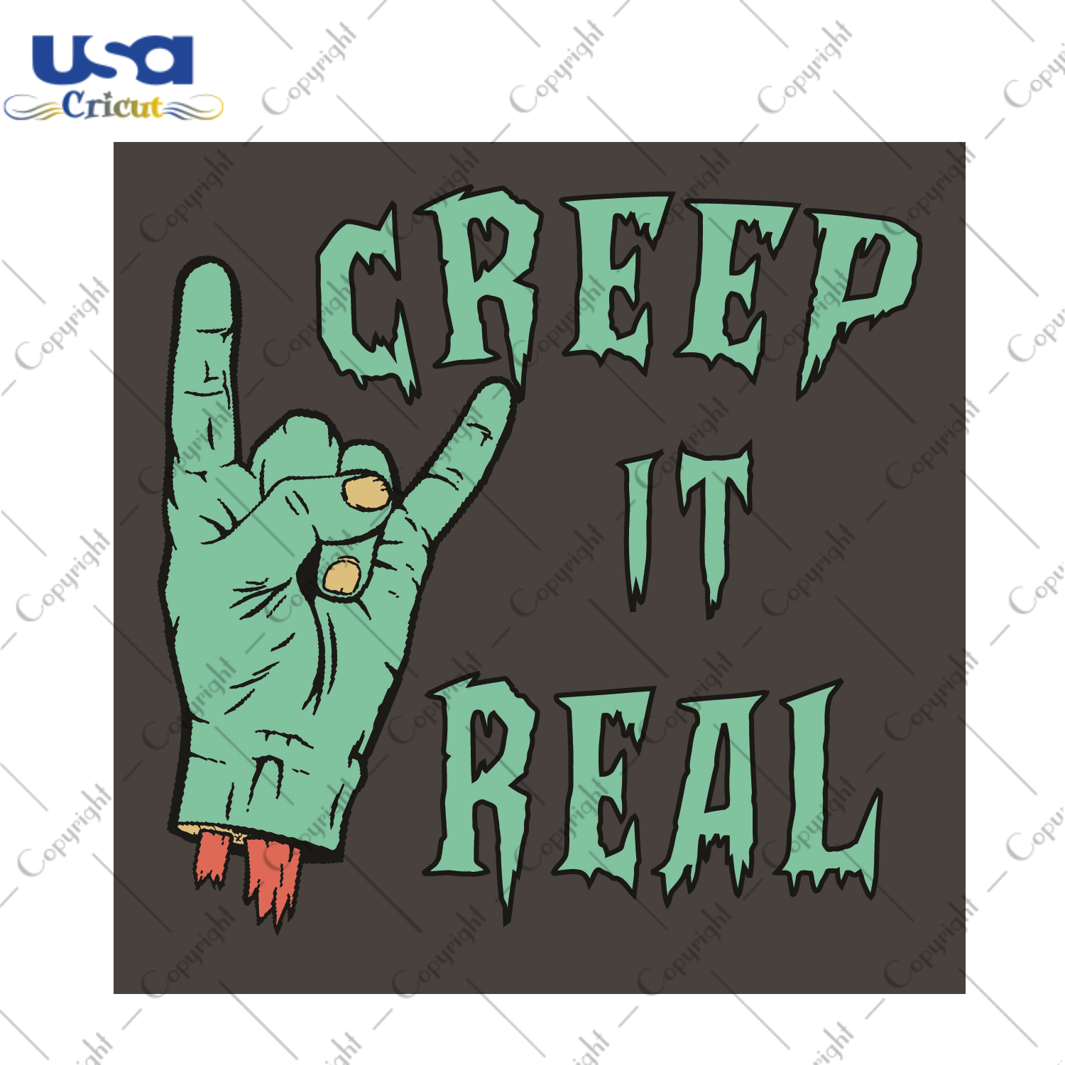 Creep It Real Halloween Diy Crafts Svg Files For Cricut, Silhouette Sublimation Files - USA Cricut