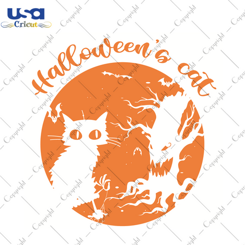 Halloween Cat Gifts Diy Crafts Svg Files For Cricut, Silhouette Sublimation Files