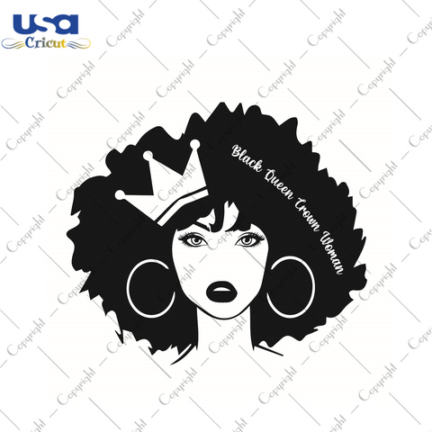 Black Queen Vector Gift Diy Crafts Svg Files For Cricut, Silhouette Sublimation Files