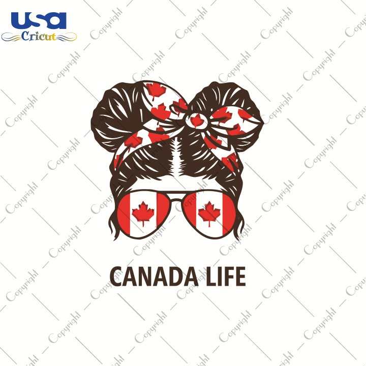 Canada Girl Life, Trending Svg, Canadian Flag Day Svg, Canada Svg, Cricut & Silhouette Sublimation Instant Download File - USA Cricut