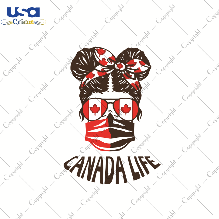 Canada Girl Life, Trending Svg, Canadian Flag Day Svg, Canada Svg, Cricut & Silhouette Sublimation Instant Download File - USA Cricut