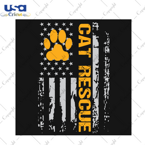 Cat Rescue Trending Gift Diy Crafts Svg Files For Cricut, Silhouette Sublimation Files