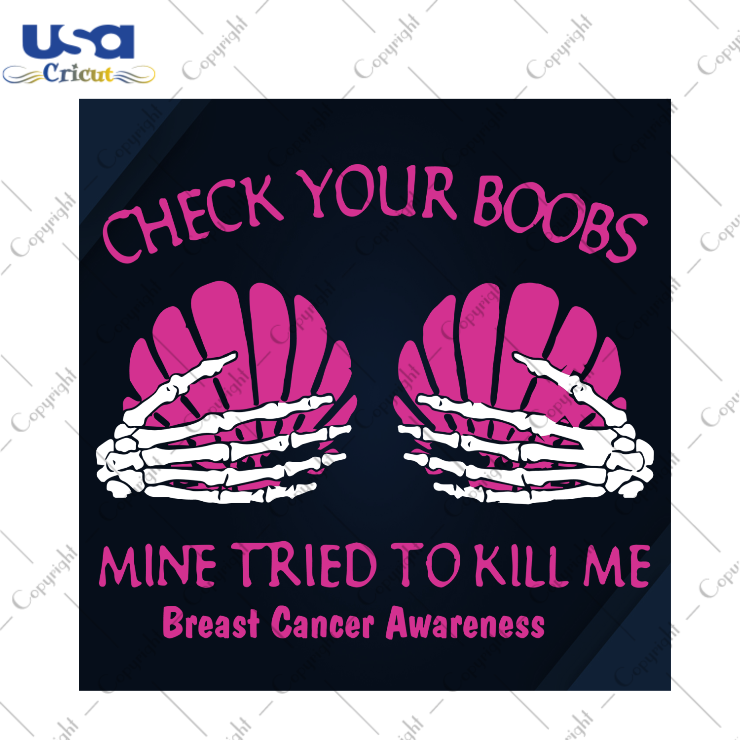 Check Your Boobs Mine Tried To Kill Me Breast Cancer Gift Diy Crafts Svg Files For Cricut, Silhouette Sublimation Files