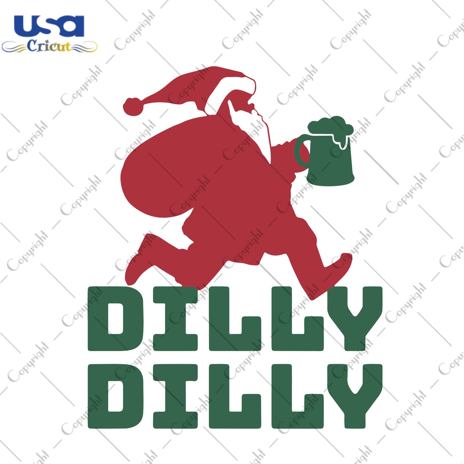 Christmas Dilly Dilly Santa Svg, Christmas Svg, Xmas Svg, Christmas Gift, Merry Christmas, Santa Svg, Santa Claus Svg, Dilly Dilly Svg, Bud Light Svg, Christmas Beer, Drinking Beer, Beer Svg,