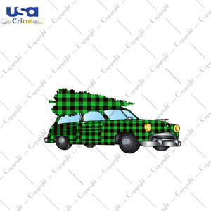 Christmas Green Plaid Car, Christmas Png, Car Png, Christmas Png, Car Lovers, Car Gifts Png, Car Tree Png, Christmas Tree Png, Christmas Gifts, Merry Christmas, Christmas Holiday, Christmas P