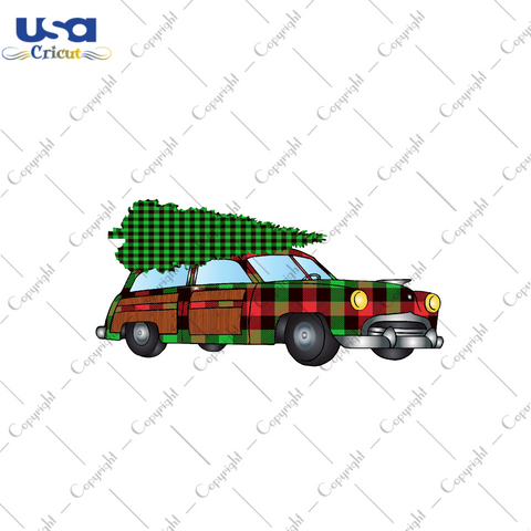 Christmas Green Plaid Car Png, Christmas Png, Car Png, Christmas Png, Car Lovers, Car Gifts Png, Car Tree Png, Christmas Tree Png, Christmas Gifts, Merry Christmas, Christmas Holiday, Christm