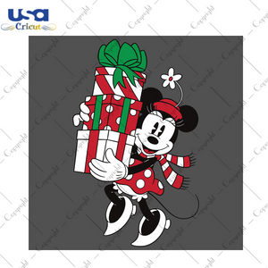 Christmas Minnie Mouse Svg, Christmas Svg, Xmas Svg, Merry Christmas, Christmas Gift, Minnie Mouse Svg, Minnie Svg, Disney Svg, Disney Minnie, Disney Christmas, Christmas Minnie, Mickey Svg -