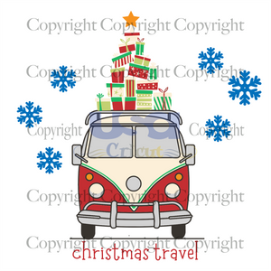 Christmas Travel, Christmas Svg, Travel Svg, Funny Journey Svg, Merry Christmas, Christmas Car Svg, Christmas Gift, Christmas Snowflakes, Travel Shirt, Travel Lover, Christmas Holiday, Christ