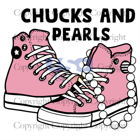 Chucks And Pearls vector, Trending Svg, Kamala Harris Svg, Madam Vice President, Converse logo svg, SVG Cricut & Silhouette Sublimation files Instant Download Version - USA Cricut