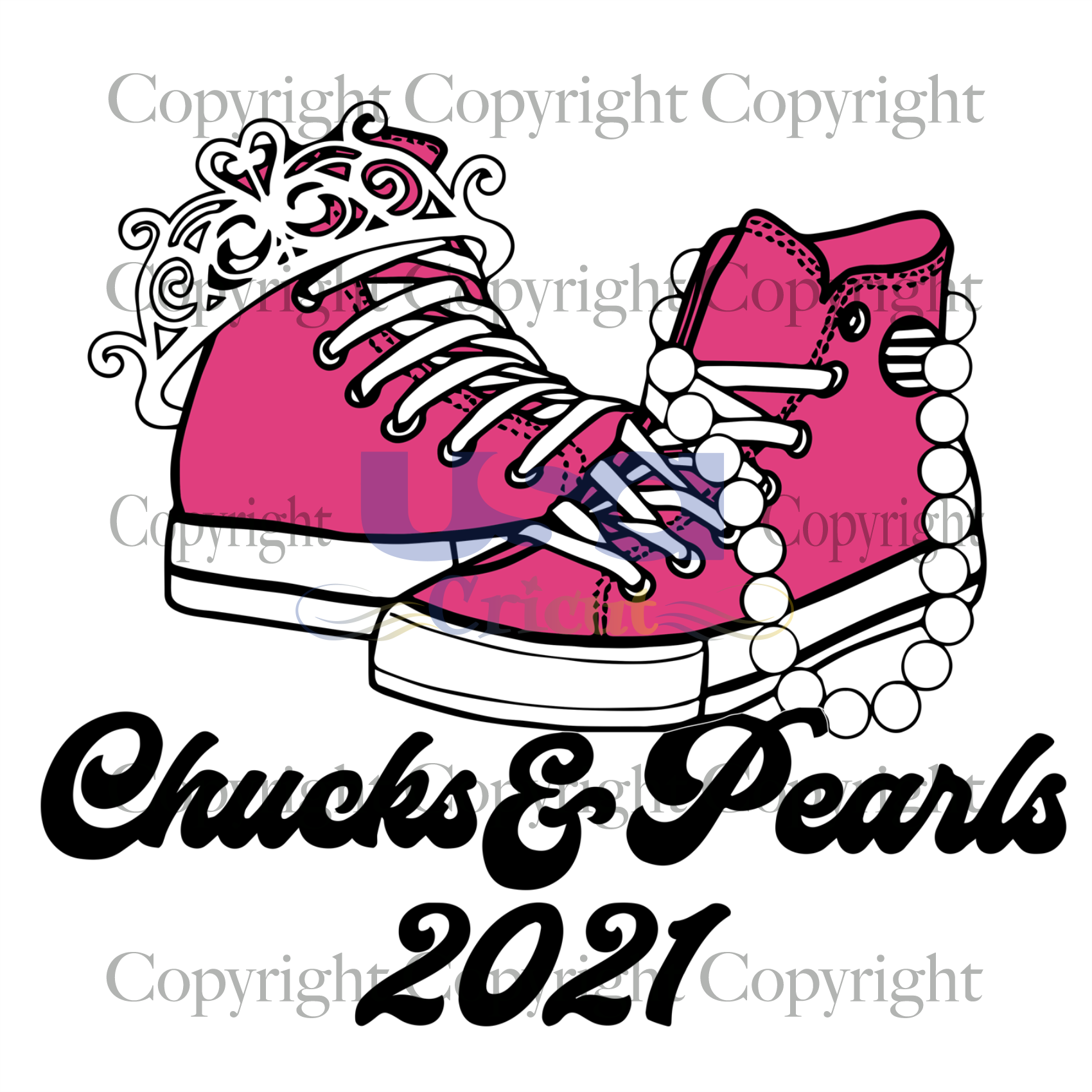 Chucks and Pearls SVG file, Chucks and Pearls Teachers SVG, AKA Sorority svg, Diy Crafts SVG Files For Cricut Instant Download File - USA Cricut