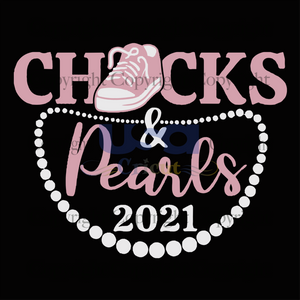 Chucks & pearls 2021 svg, Kappa Alpha Sorority, AKA svg, AKA shirt svg, Sorority Gift svg, Diy Crafts SVG Files For Cricut Instant Download File - USA Cricut