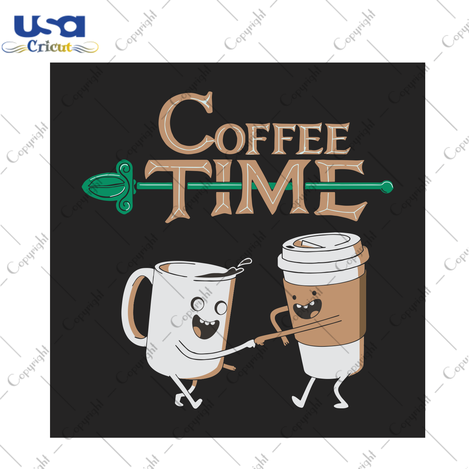 Coffee TimeTrending Gift Diy Crafts Svg Files For Cricut, Silhouette Sublimation Files