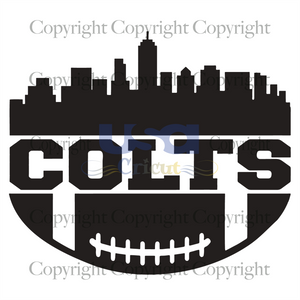 Colts City Svg, Colts Logo Design, NFL League Svg, Football Svg, Printable Cricut & Silhouette Sublimation files Instant Download - USA Cricut