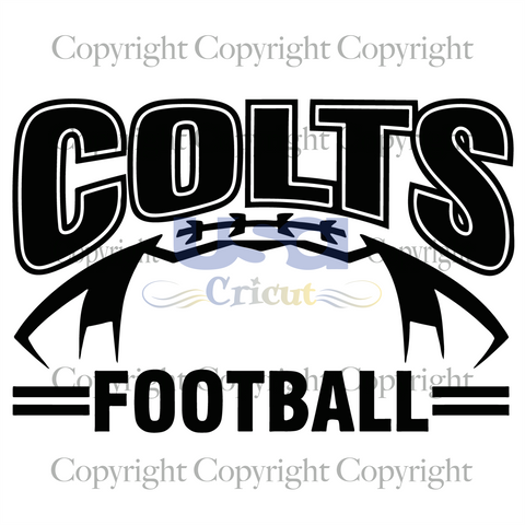 Colts Football Rugby Logo, Colts Logo Design, Indianapolis Colts Svg, Colts Football, NFL Gift Ideas, Colts Team, Printable Cricut & Silhouette Sublimation files Instant Download - USA Cricut