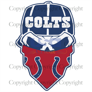 Colts Skullcap Hat Svg, Sport Svg, Colts Logo Design, NFL Teams Svg, Indianapolis Colts Svg, Printable Cricut & Silhouette Sublimation files Instant Download - USA Cricut