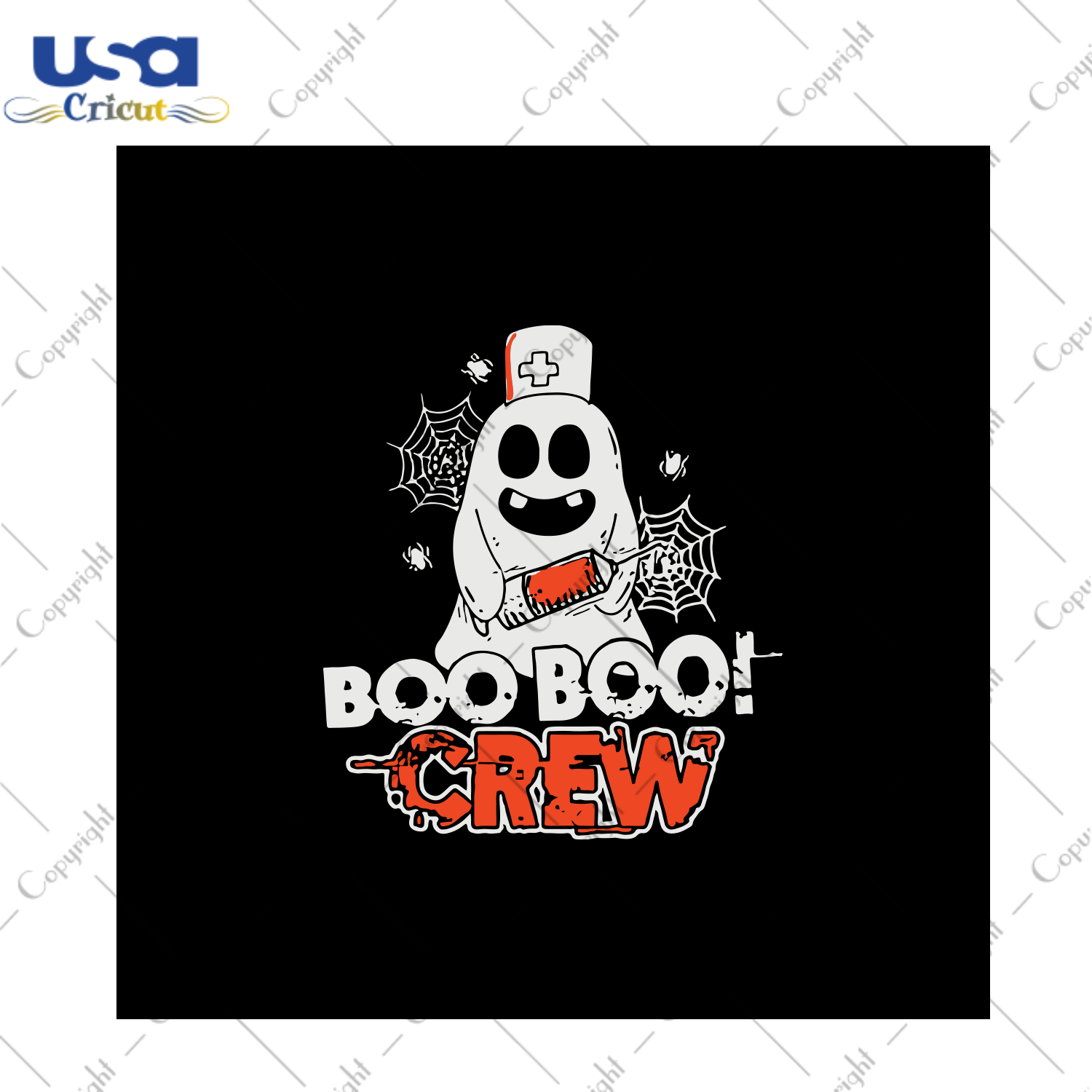 Creepy Boo Boo Crew, Halloween Svg, Halloween Gift, Halloween Shirt, Halloween Day, Gift For Halloween, Blood Bag Svg, Boo Svg, Boo Nures, Cute Boo - USA Cricut