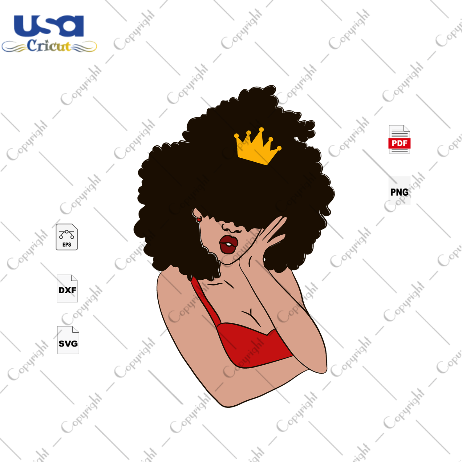 Crown Black Girl Black Girl Gift Diy Crafts Svg Files For Cricut, Silhouette Sublimation Files