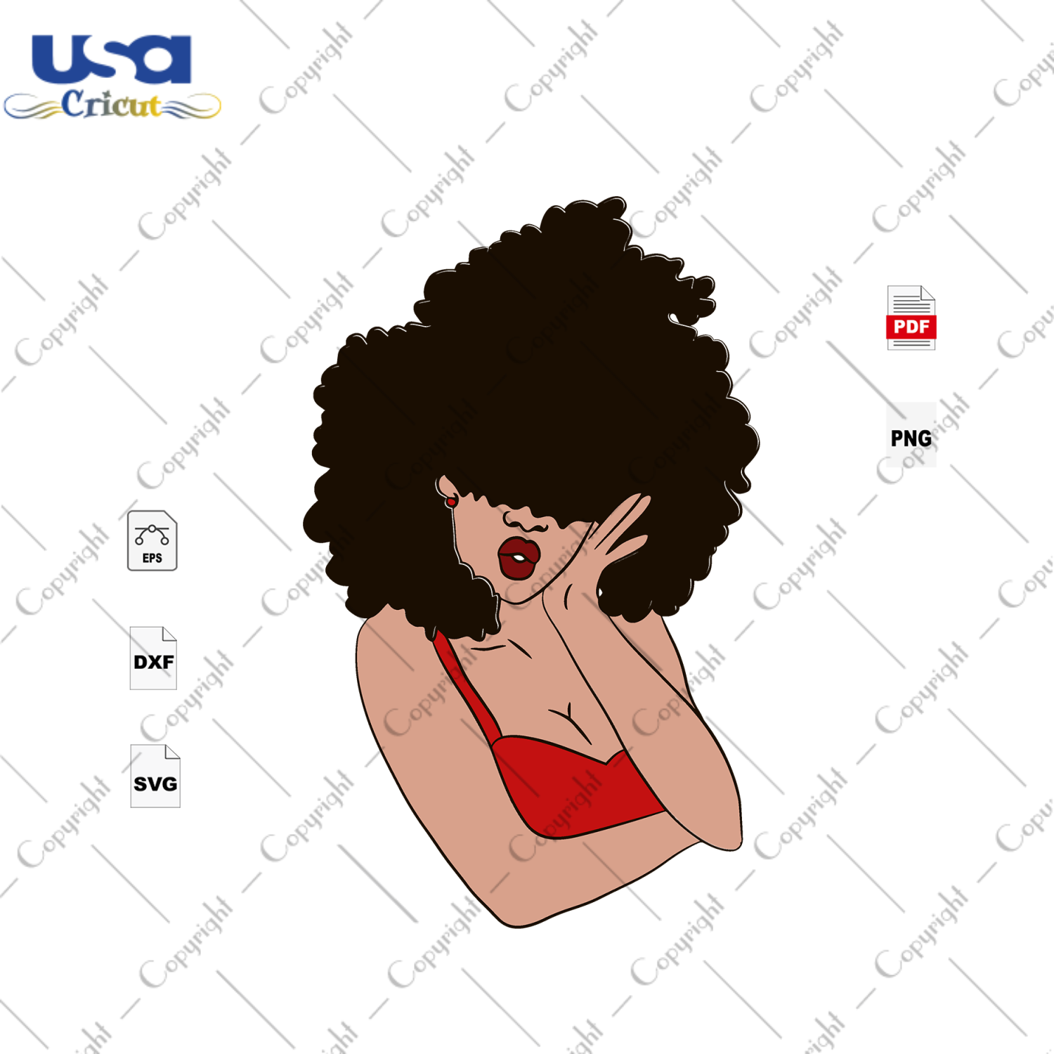 Cute Black Girl Black Girl Gift Diy Crafts Svg Files For Cricut, Silhouette Sublimation Files