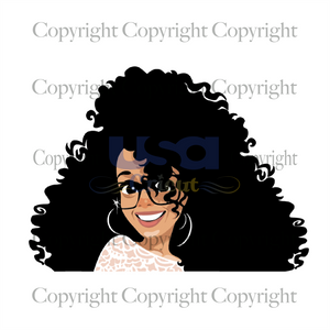 Cute Black Girl Svg, Black Girl Svg, Black Women Svg, Diy Crafts SVG Files For Cricut, Silhouette Sublimation Files Shirt Design Ideas  Instant Download - USA Cricut