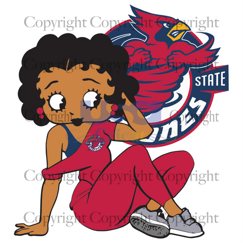 Cyclones Betty Boop Svg, Sport Svg, Football Svg, Cyclones Logo, Logo Svg, Cyclones Svg, Printable Cricut & Silhouette Sublimation files Instant Download - USA Cricut