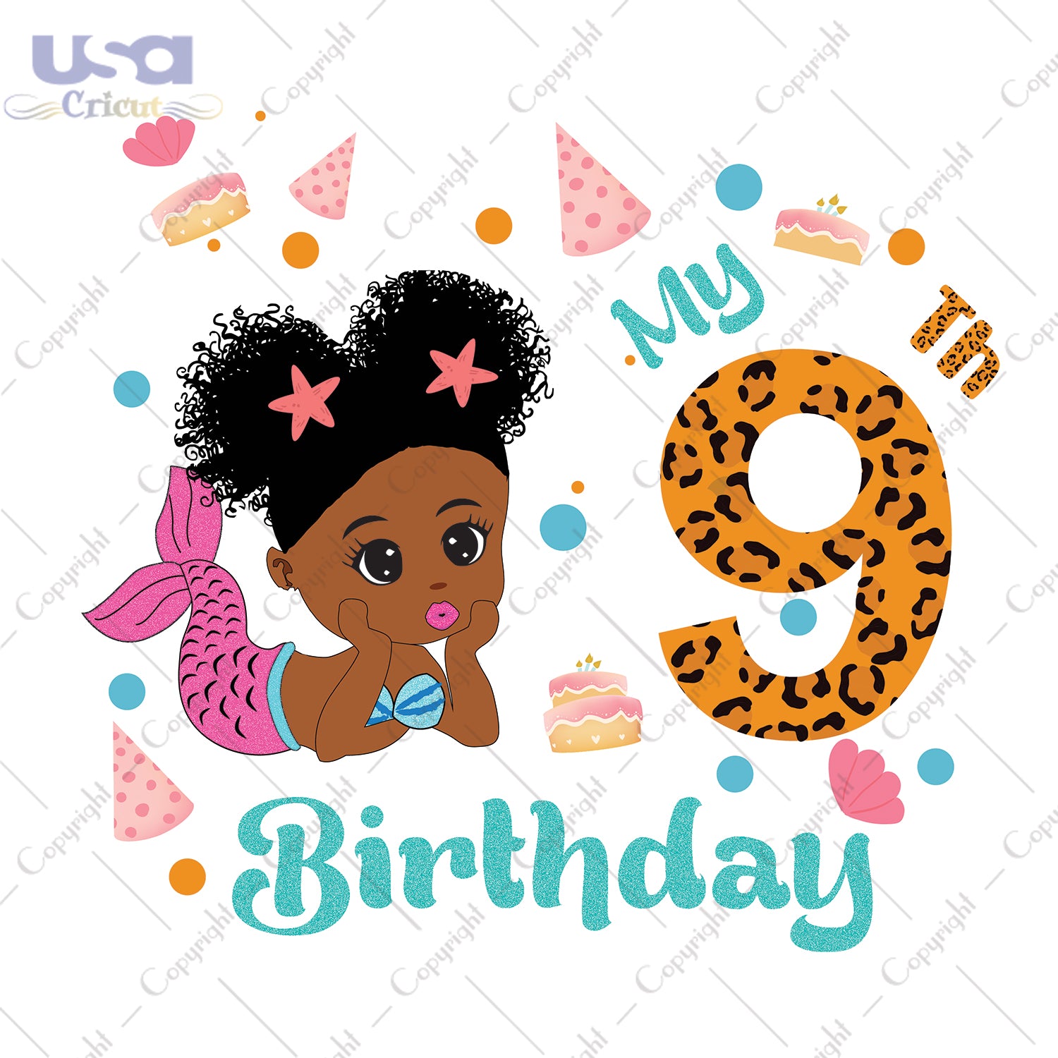 My 9th Birthday Gifts, Shirt For Birthday Svg File Diy Crafts Svg Files For Cricut, Silhouette Sublimation Files - USA Cricut