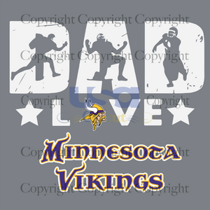 Dad Love Minnesota Vikings Svg, Sport Svg, Father's Day, NFL Svg, Minnesota Vikings Svg, Diy Crafts SVG Files For Cricut, Silhouette Sublimation Files Shirt Design Ideas  Instant Download - U