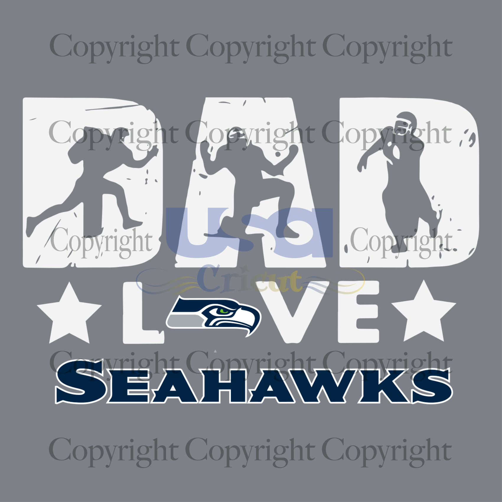 Dad Love Seahawks Svg, Sport Svg, Father's Day, Seattle Seahawks Svg, Diy Crafts SVG Files For Cricut, Silhouette Sublimation Files Shirt Design Ideas  Instant Download - USA Cricut