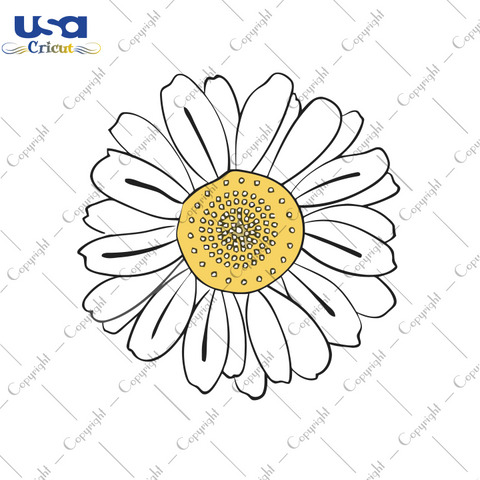 Daisy Svg, Trending Svg, Daisy Flower Svg, Daisy Simple Svg, Diy Crafts SVG Files For Cricut, Silhouette Sublimation Files Shirt Design Ideas  Instant Download - USA Cricut