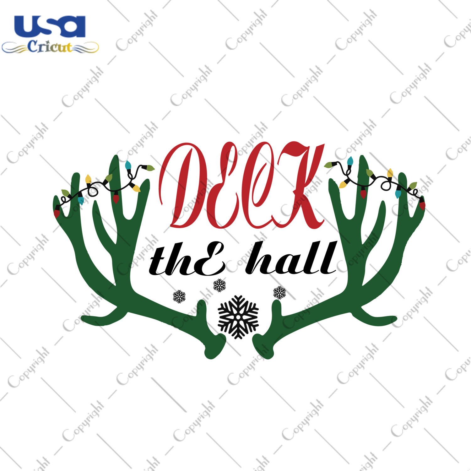 Deck The Halls Svg Halls Christmas Svg Digital Diy Crafts Svg Files For Cricut