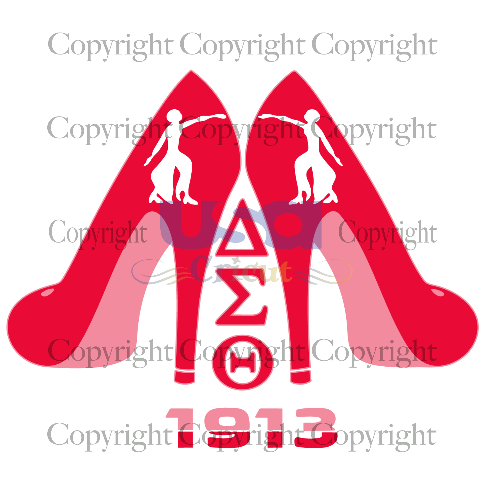 Delta 1913 high heels svg, Delta founder day, Sorority svg, Sorority gift, Diy Crafts SVG Files For Cricut Instant Download File - USA Cricut