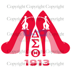 Delta 1913 high heels svg, Delta founder day, Sorority svg, Sorority gift, Diy Crafts SVG Files For Cricut Instant Download File - USA Cricut