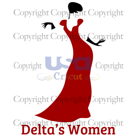 Delta women shirt svg, Delta founder day, Black girl svg, Diy Crafts SVG Files For Cricut Instant Download File - USA Cricut