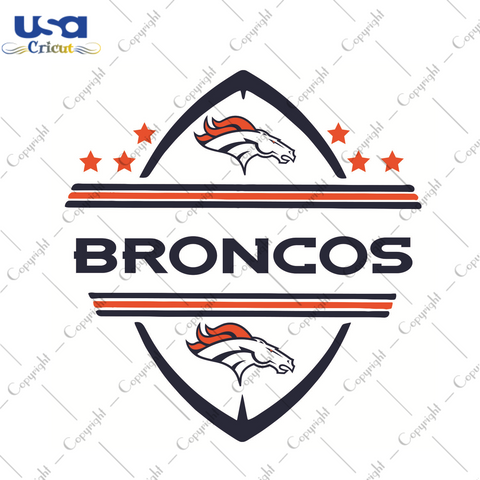 Denver Broncos Logo Sport Gift Diy Crafts Svg Files For Cricut, Silhouette Sublimation Files