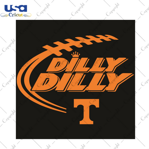 Dilly Tennessee Volunteer Sport Gift Diy Crafts Svg Files For Cricut, Silhouette Sublimation Files