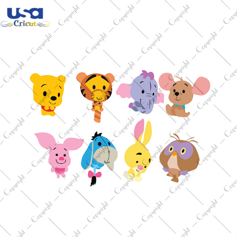 Disney animal bundle Trending Gift Diy Crafts Svg Files For Cricut, Silhouette Sublimation Files