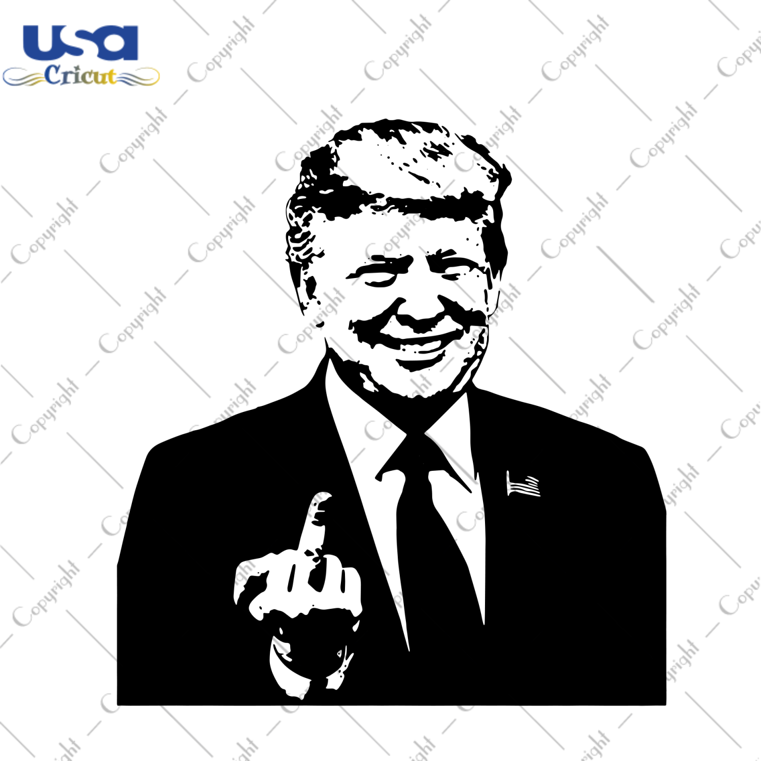 Donald Trump Middle Finger Svg, Trending Svg, Donald Trump Svg, Trump Svg, Middle Finger Svg, President Trump Svg, Anti Trump Svg, Trump Gifts, Trump Shirt, Trump Smile Svg, Diy Crafts, Silho