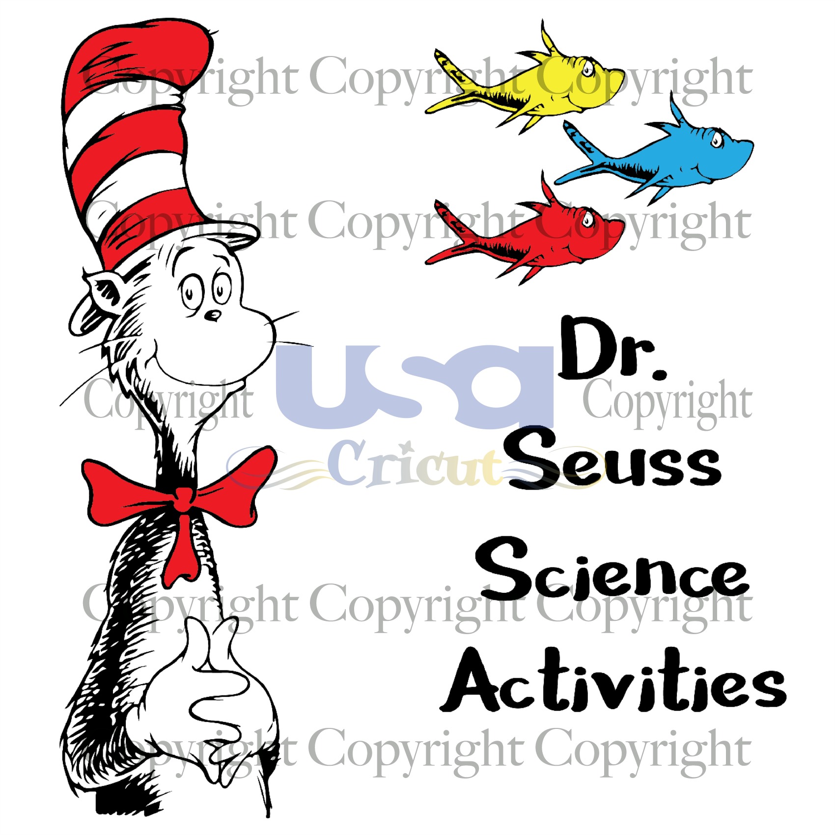 Dr. Seuss Science Acitivities, Dr Seuss Svg, Dr. Seuss Science, Dr. Seuss Activities, Cricut & Silhouette Sublimation Instant Download File - USA Cricut