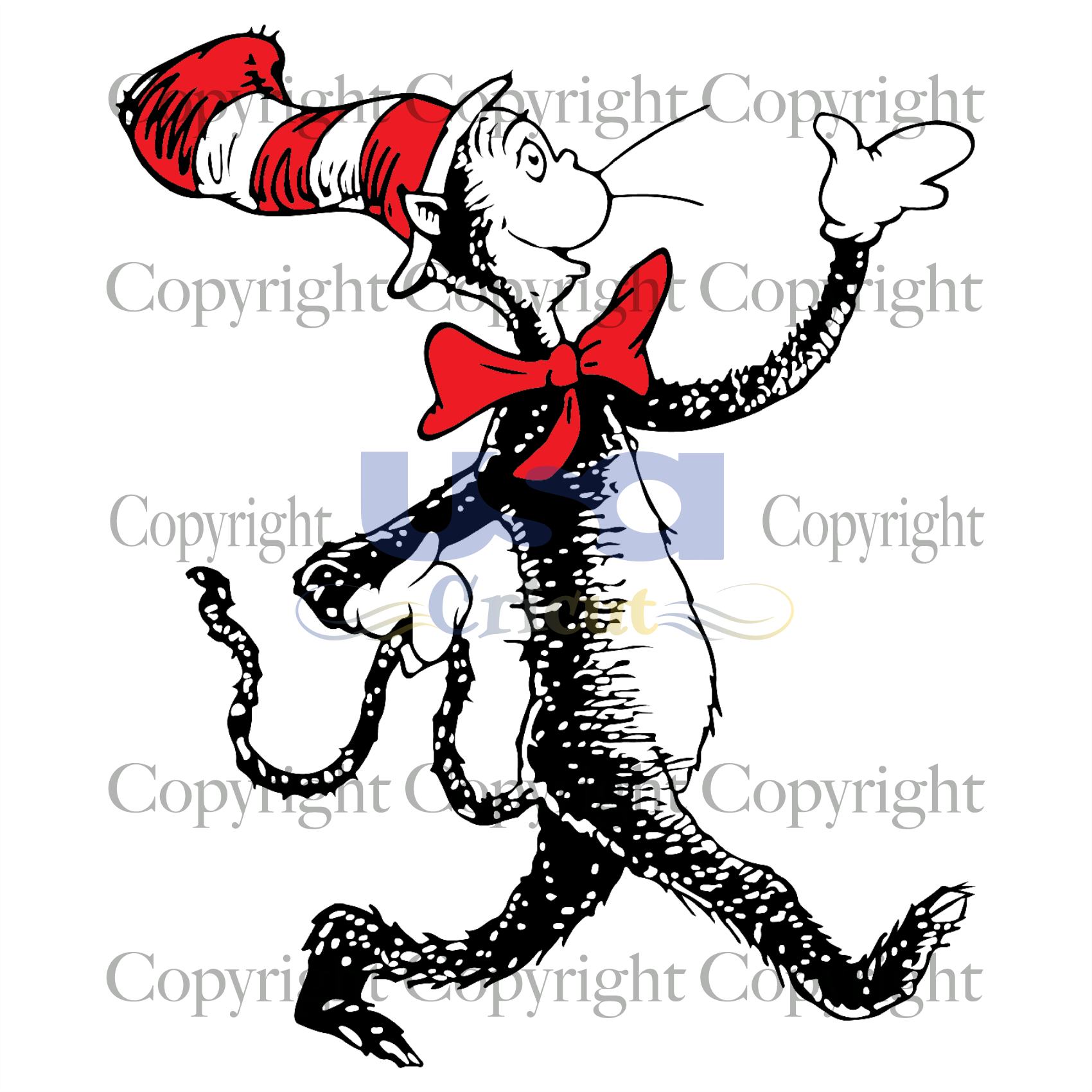 Dr. Seuss Vector, Dr. Seuss Svg, Reading Festival, Dr. Seuss Fabric, Cricut & Silhouette Sublimation Instant Download File - USA Cricut