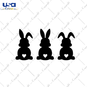 Easter Bunnies Svg, Easter Svg, Easter Day Gift, He Is Risen Christian Quotes Diy Crafts Svg Files For Cricut, Silhouette Sublimation Files