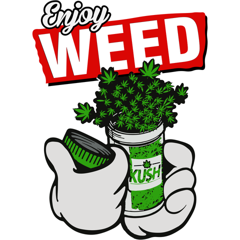 Enjoy weed kush svg, Trending Svg, lover weed svg,SVG Cricut & Silhouette Sublimation files Instant Download Version - USA Cricut