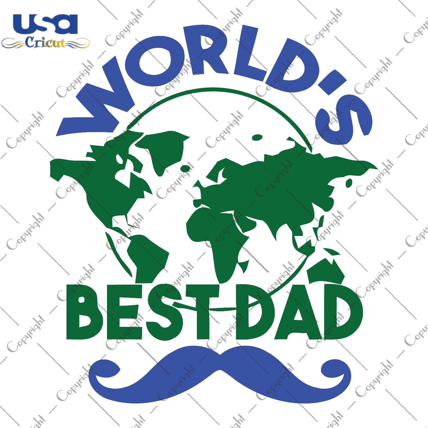 World's Best Dad Svg, Father's Day, Happy Father's Day, Diy Crafts SVG Files For Cricut Instant Download File - USA Cricut