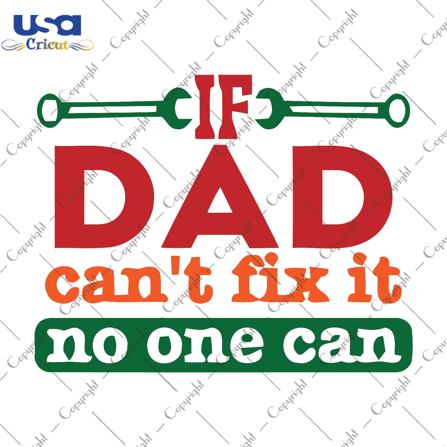 If Dad Can't Fix It No One Can Svg, Father's Day, Diy Crafts SVG Files For Cricut Instant Download File - USA Cricut