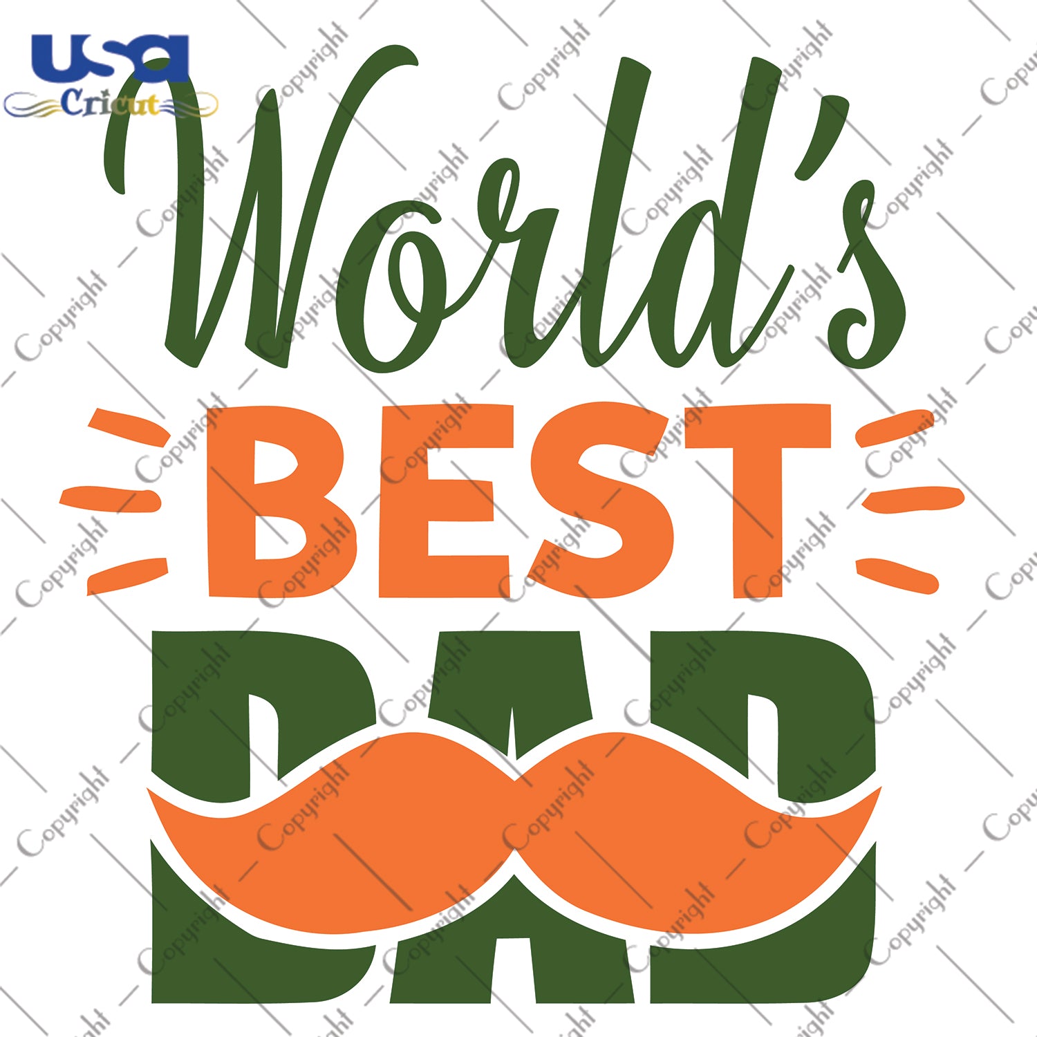 World's Best Dad Father's Day Daddy Gifts, Father's Day Shirt For Dad Svg File Diy Crafts Svg Files For Cricut, Silhouette Sublimation Files - USA Cricut