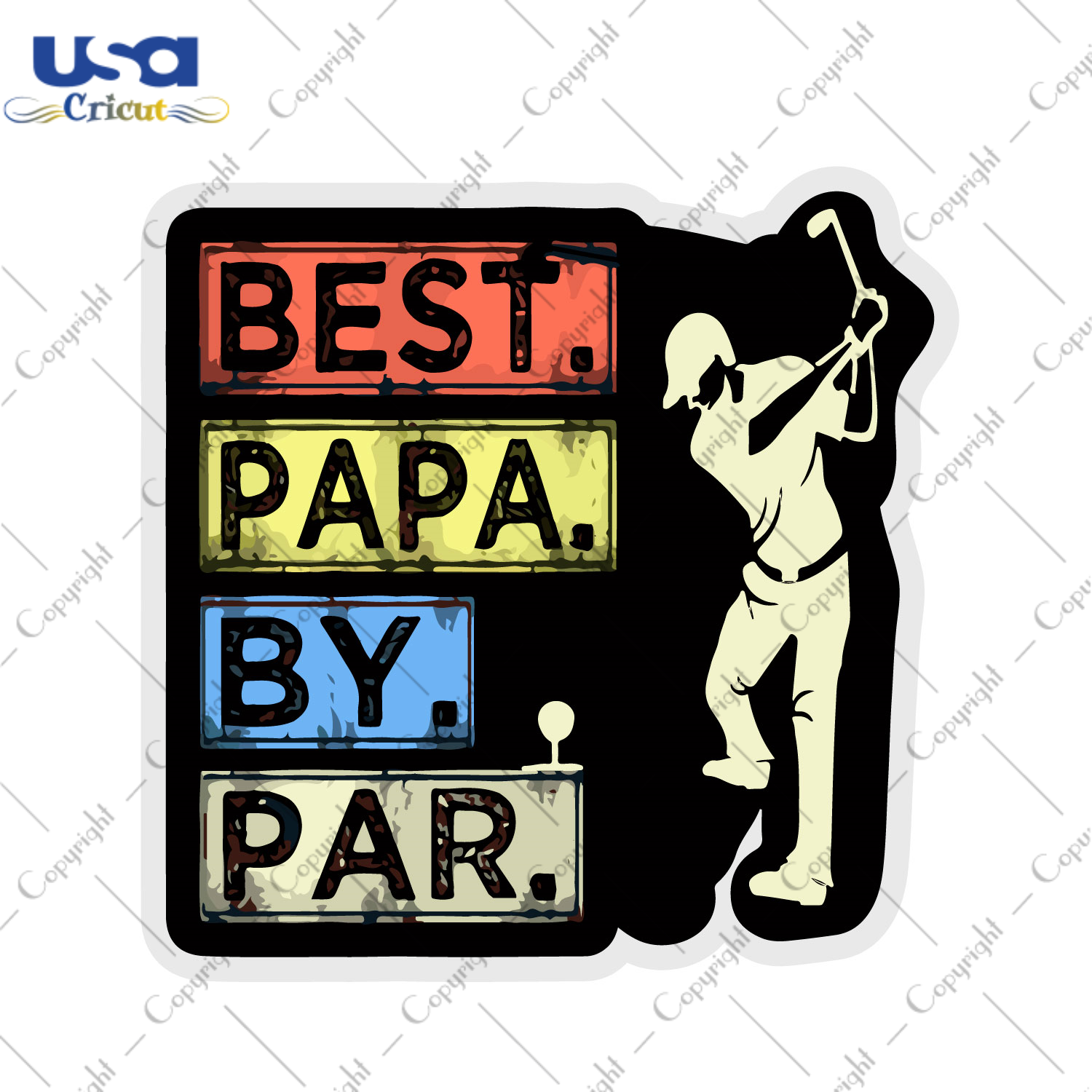 Best Papa By Par Fathers Day Best Gift Idea Diy Crafts Svg Files For Cricut, Silhouette Sublimation Files - USA Cricut