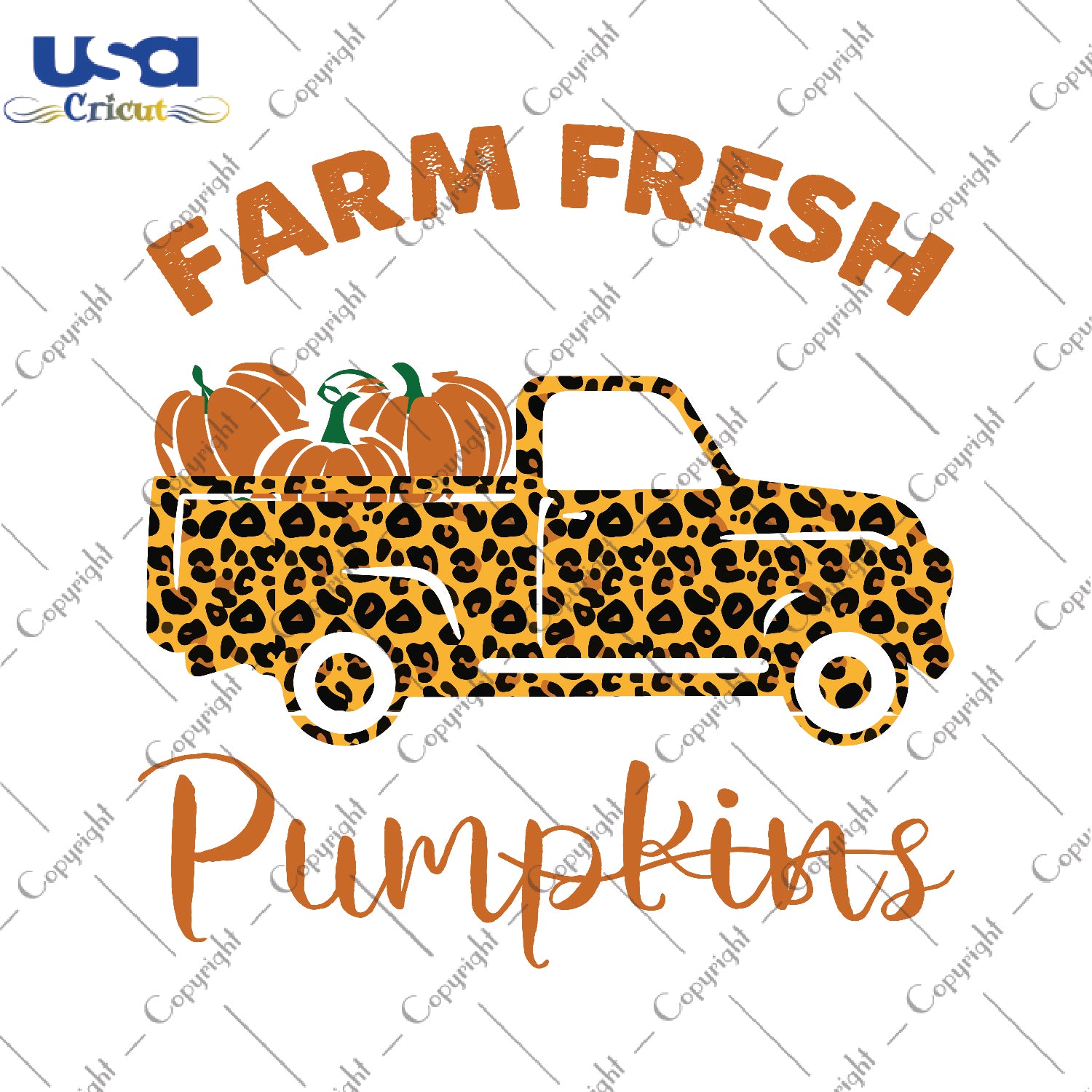 Farm Fresh Pumpkins Gifts, Shirt For Fall Day Svg File Diy Crafts Svg Files For Cricut, Silhouette Sublimation Files - USA Cricut