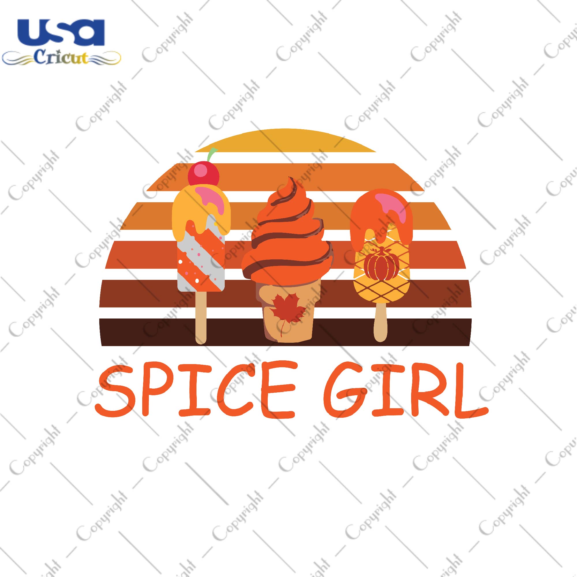 Spice Girl Fall Day Gifts, Shirt For Fall Day Svg File Diy Crafts Svg Files For Cricut, Silhouette Sublimation Files - USA Cricut