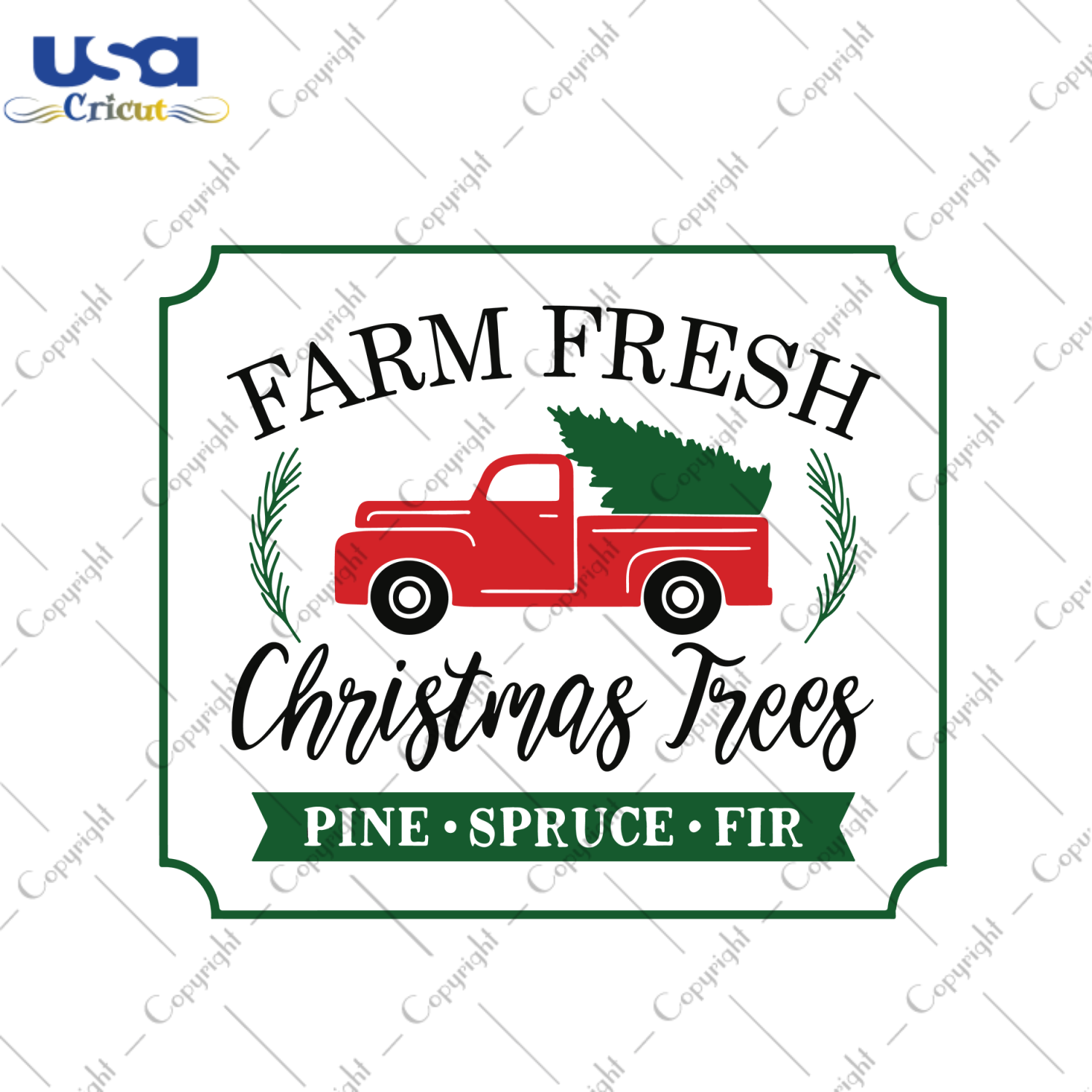 Farm Fresh Christmas Trees, Christmas Svg, Farm Svg, Farmer Svg, Christmas Farm Svg, Trees Svg, Christmas Trees Svg, Christmas Gifts, Merry Christmas, Christmas Holiday, Christmas Party, Funn