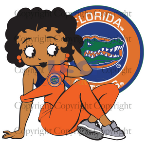 Florida Gators Svg, Sport Svg, Florida Gators Betty Boop Svg, Betty Boop Svg, Betty Boop Shirt, Ncaa Team Svg, Football Team Logo Svg, Printable Cricut & Silhouette Sublimation files Instant 