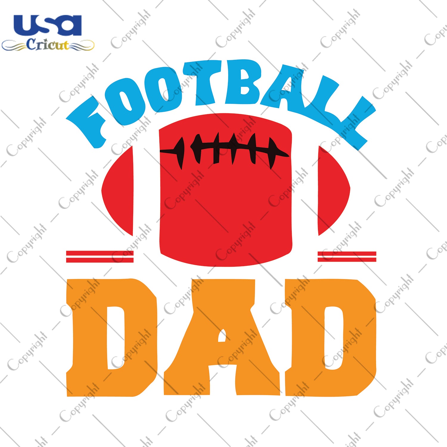 Football Dad Svg, Father's Day Svg, Diy Crafts SVG Files For Cricut Instant Download File - USA Cricut