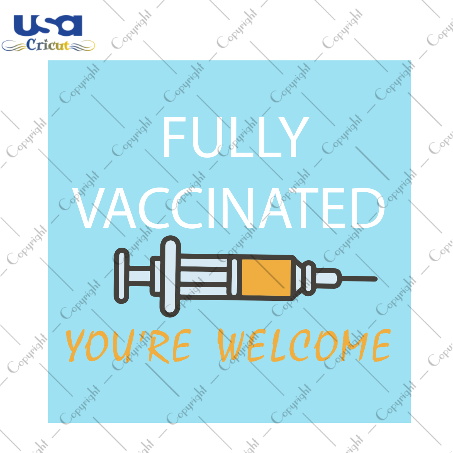 Fully Vaccinated You Are Welcome Svg, Trending Svg, Vaccinated Svg, Vaccine Svg, Vaccinated Gifts, I Am Vaccinated, Covid Vaccine Svg, Coronavirus Medical Svg, Cut File, Cricut Files, Silhoue